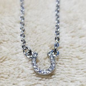 NEW Premier Designs Horseshoe Jeweled Necklace